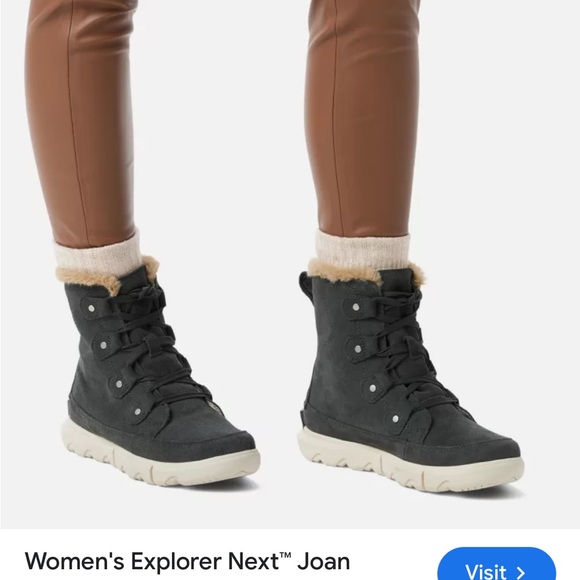 NWT Sorel Explorer Next Joan 100g Waterproof Boots women’s shoe size 9 - Picture 2 of 10
